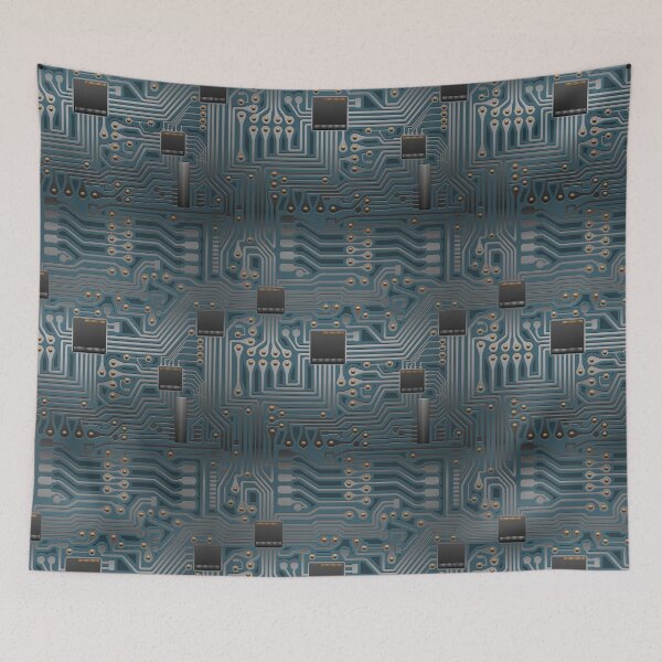 Item preview, Blue Circuitboard designed and sold by Qspark.