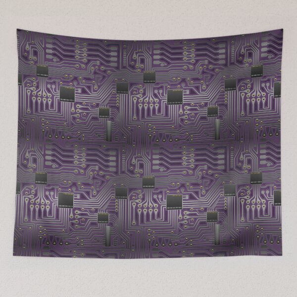 Item preview, Purple Circuit board designed and sold by Qspark.