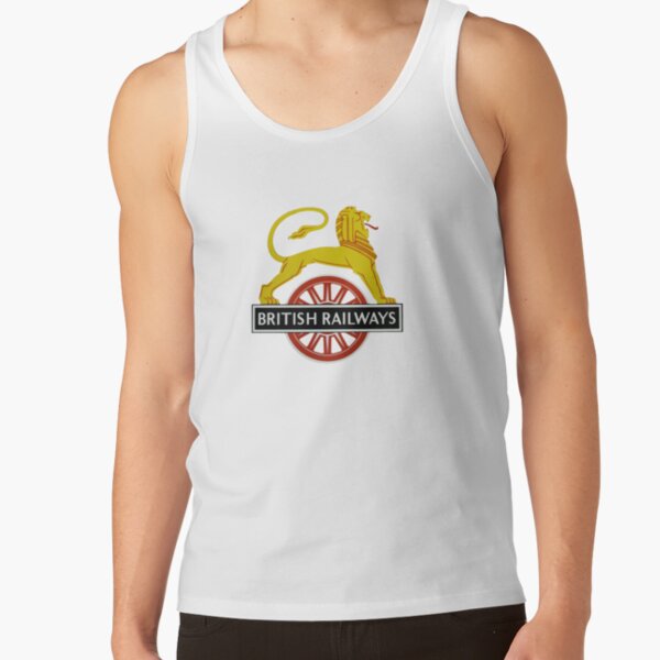 British Railway Lion on Bicycle Emblem Tank Top