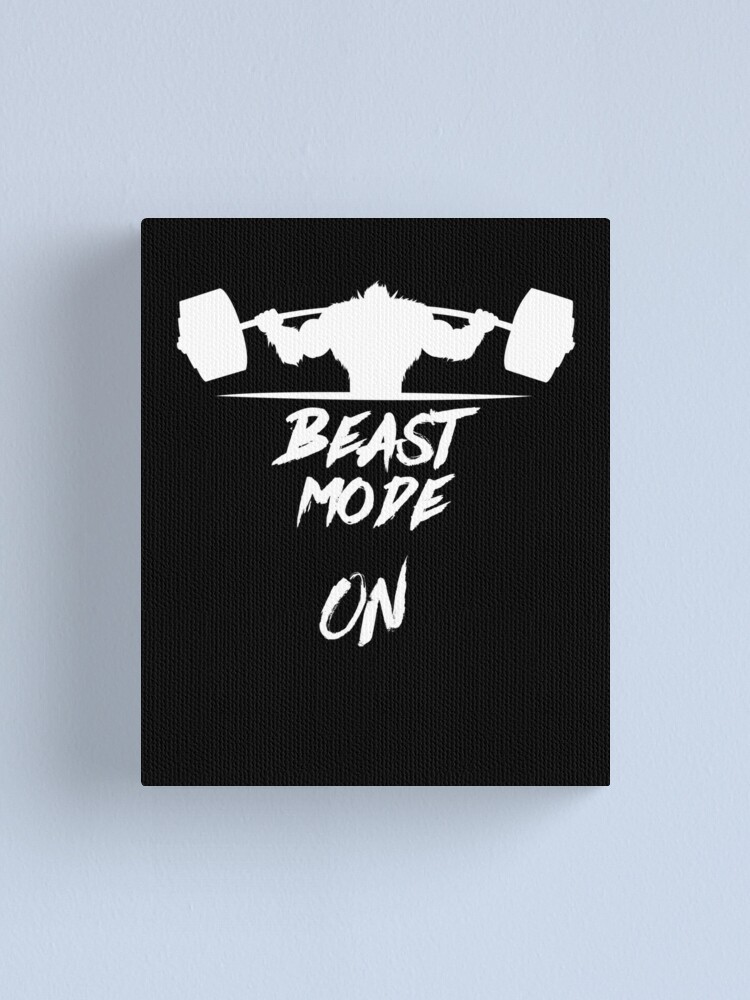 Alternate view of Beast Mode On Heavy Weights Canvas Print
