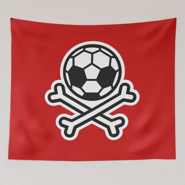 Item preview, Soccer skull hooligan designed and sold by LaundryFactory.