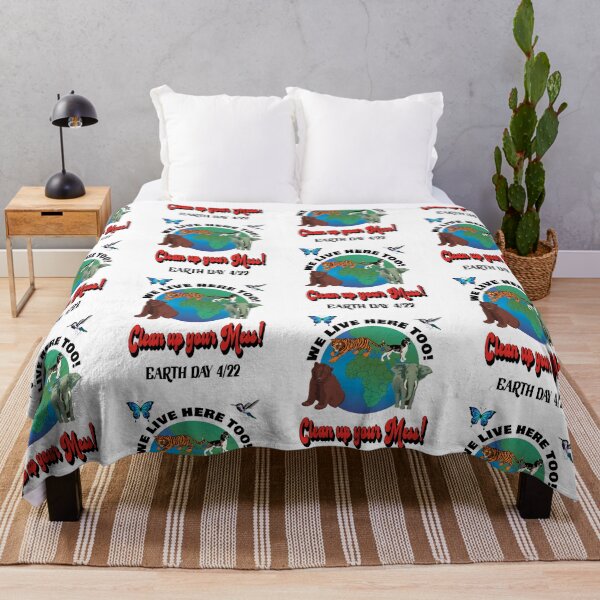 Item preview, Animals live here too! Pick up your mess!  Earth Day April 22 designed and sold by TJHstudio.