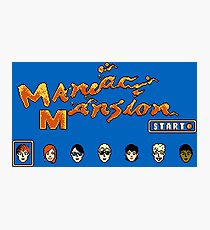 Maniac Mansion (NES) Photographic Print