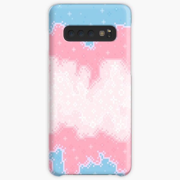Colorblock Galaxy: Blue, Pink, White Samsung Galaxy Snap Case