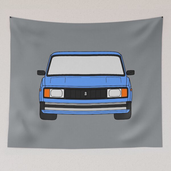 Item preview, Lada VAZ 2104 2105 2107 Nova Riva blue color designed and sold by EdimDesign.