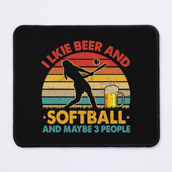 Item preview, I Like Beer And Softball And Maybe 3 People designed and sold by ArcWarden-art.