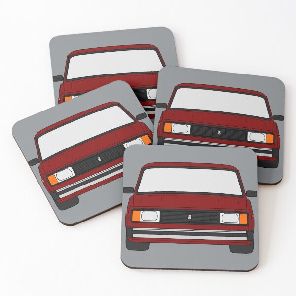 Item preview, Lada VAZ 2104 2105 2107 Nova Riva bordeaux color designed and sold by EdimDesign.