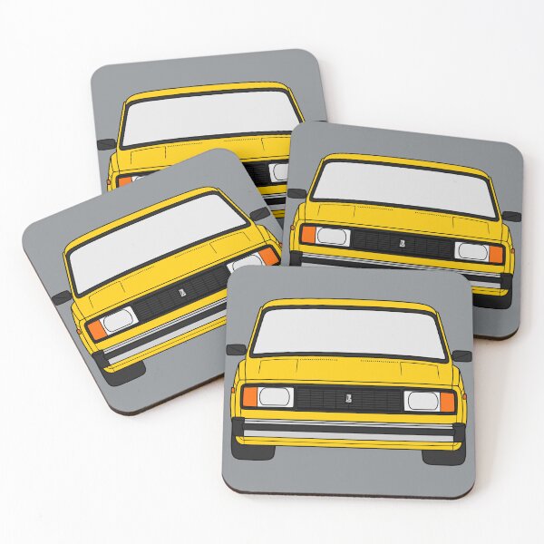 Item preview, Lada VAZ 2104 2105 2107 Nova Riva yellow color designed and sold by EdimDesign.