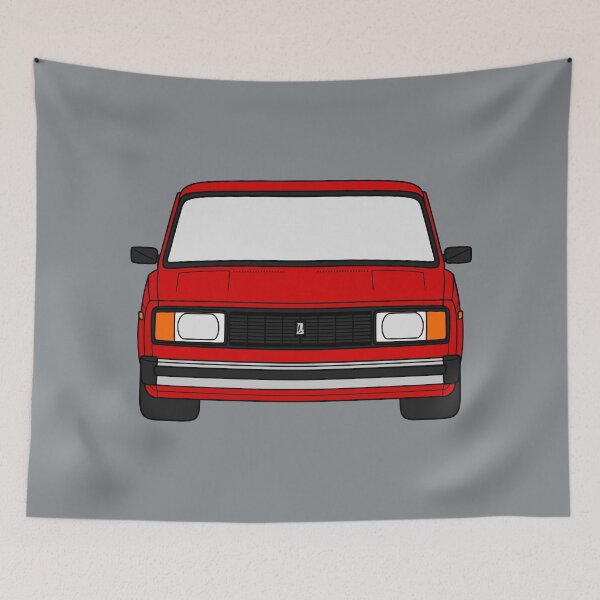 Item preview, Lada VAZ 2104 2105 2107 Nova Riva red color designed and sold by EdimDesign.