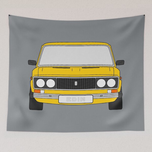 Item preview, Lada 2106 yellow color designed and sold by EdimDesign.