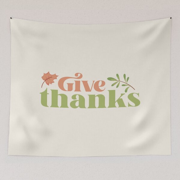 Item preview, Give thanks, famous quotes about thanksgiving, Give thanks designed and sold by Pau Baz.