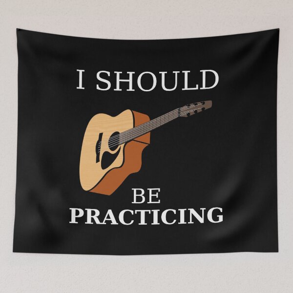 Item preview, I Should Be Practicing Guitar designed and sold by Grepthor.