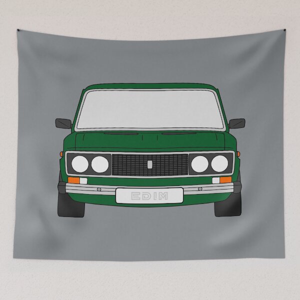 Item preview, Lada 2106 dark green color designed and sold by EdimDesign.