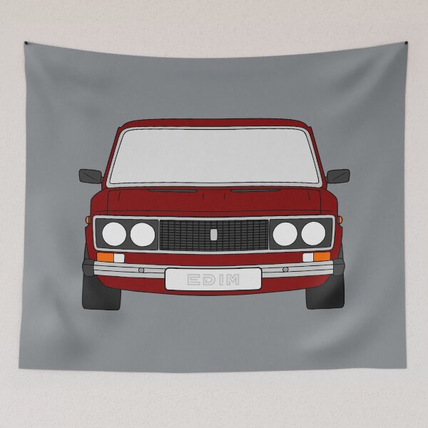 Item preview, Lada 2106 bordeaux color designed and sold by EdimDesign.