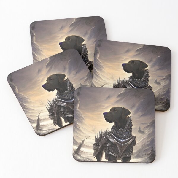 Item preview, AI Generated Art, War Labrador designed and sold by RabbitHoleMI.