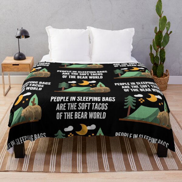 Item preview, People In Sleeping Bags Are The Soft Tacos In The Bear World designed and sold by Trankix.