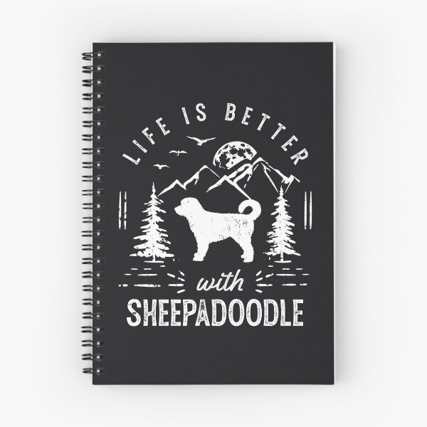 Item preview, Life is Better with Sheepadoodle Dog designed and sold by rafaeltto.