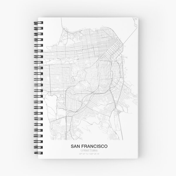 Item preview, San Francisco Minimalist Map designed and sold by resfeber.