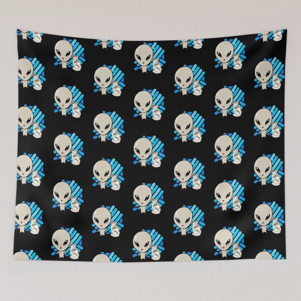Item preview, Alien petting cat designed and sold by The Love Quill.