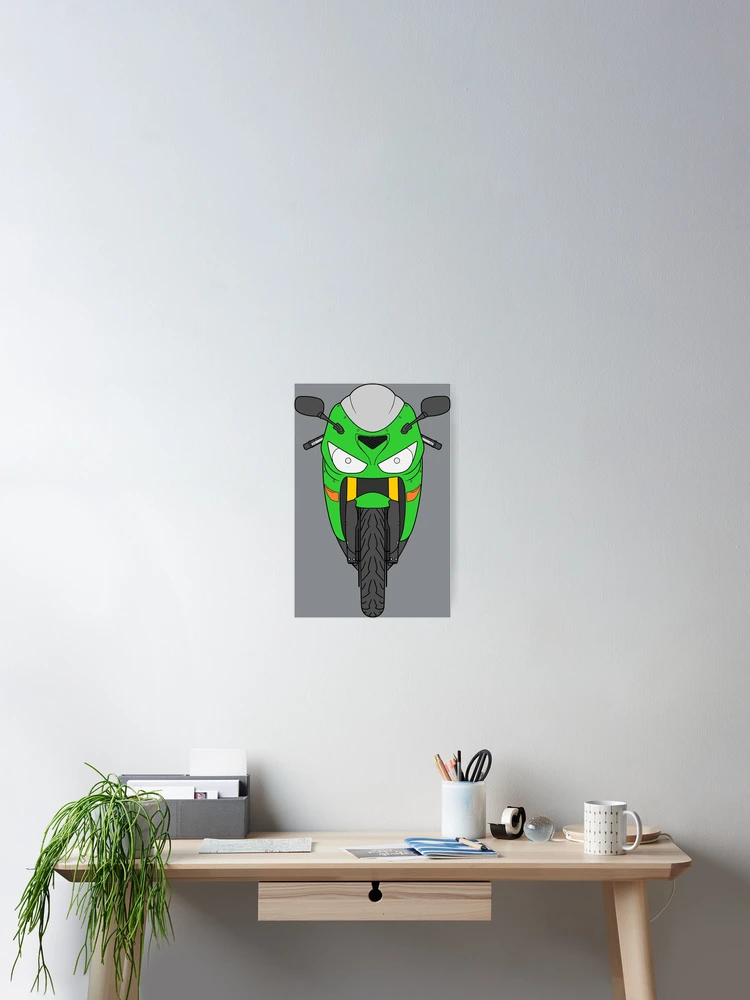 Póster for Sale con la obra «Kawasaki ZX6-RR Ninja 2003-2004