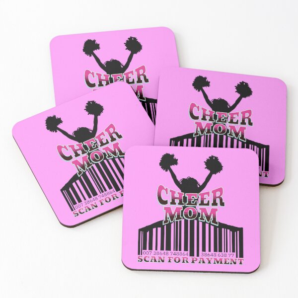 Item preview, Cheer Mom Scan For Payment | Cheerleader Mommy | Cheer Barcode  designed and sold by Wavecrest Wearables.