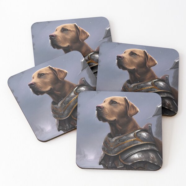 Item preview, AI Generated Art, War Labrador designed and sold by RabbitHoleMI.