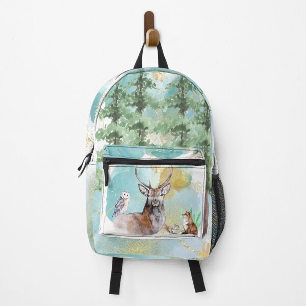Item preview, Whimsical Owl, Fox, and Deer in a Magical Forest designed and sold by BohemiWANDERS.