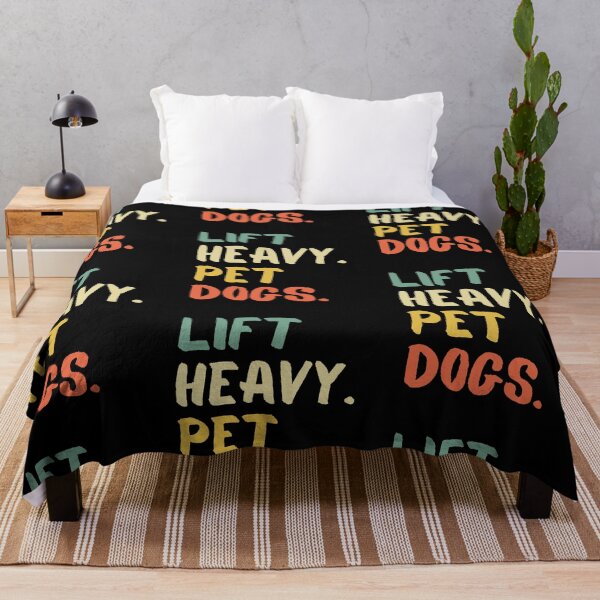 Item preview, Lift Heavy Pet Dogs Funny Gym for Weightlifters Dog Lovers designed and sold by Trankix.