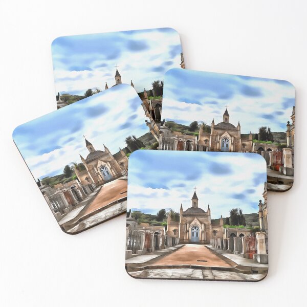 Item preview, Cemetery of Sant Feliu de Guíxols (Painting) designed and sold by cmphotographs.