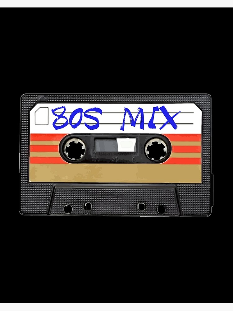 80s Mix Music Cassete Tape Sticker | Art Board Print