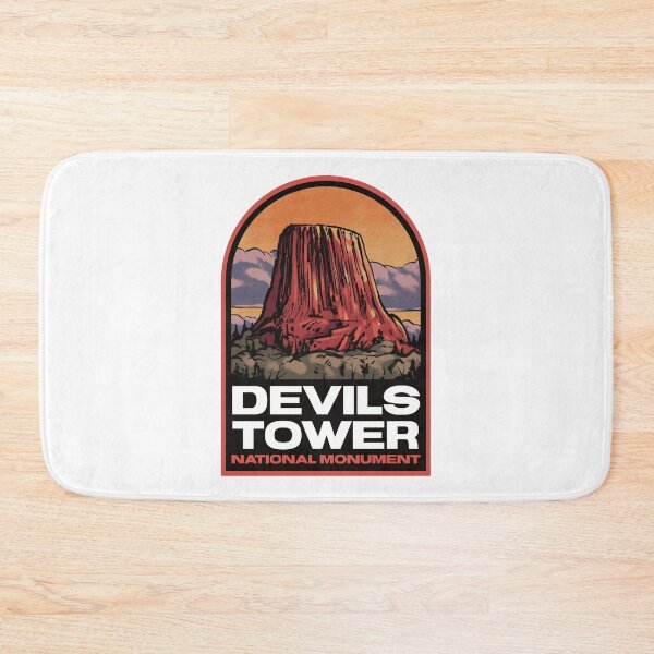 Item preview, Devils Tower Wyoming Vintage Travel designed and sold by halpindesignco.