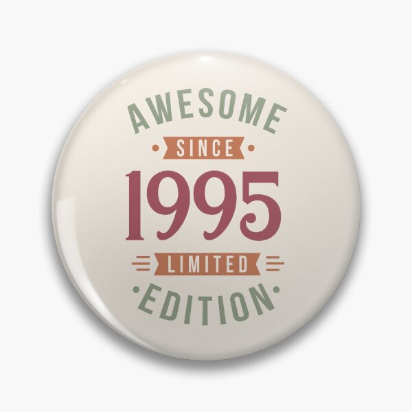 Item preview, Awesome Since 1995 Limited Edition Birthyear Typography designed and sold by bolimj.