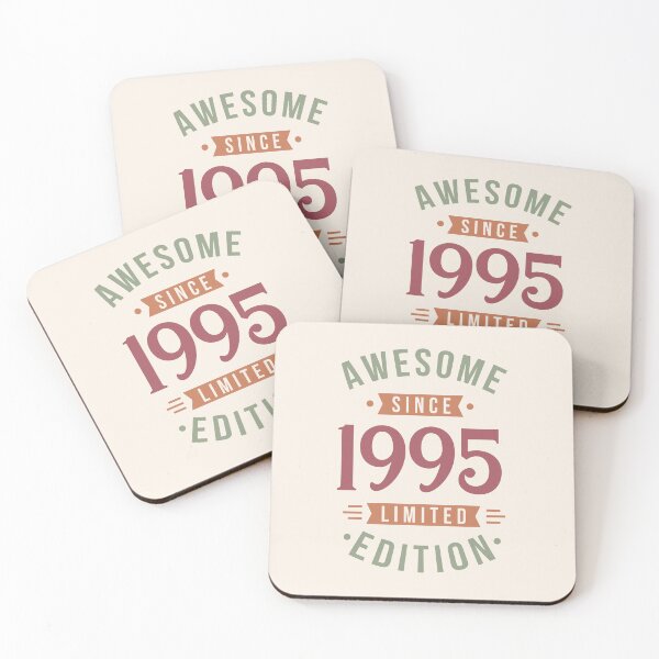 Item preview, Awesome Since 1995 Limited Edition Birthyear Typography designed and sold by bolimj.