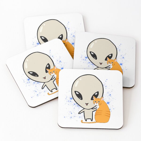 Item preview, Alien Petting Cat V1 designed and sold by The Love Quill.