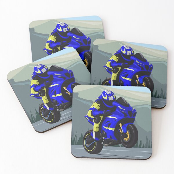 Item preview, Suzuki GSX-R wheelie | Background 1 designed and sold by MotorcycleLove.