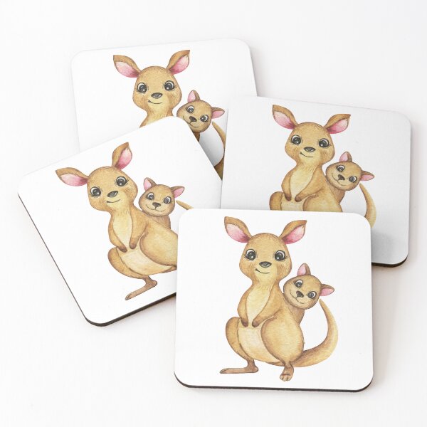 Item preview, Watercolor Cute Quokkas designed and sold by virillanissa.