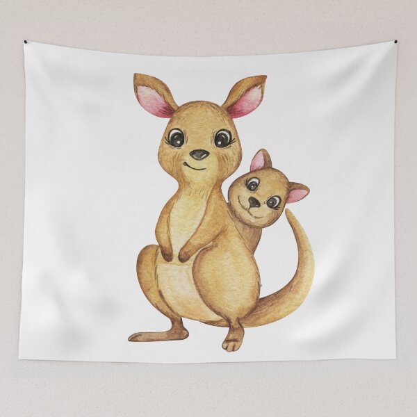 Item preview, Watercolor Cute Quokkas designed and sold by virillanissa.