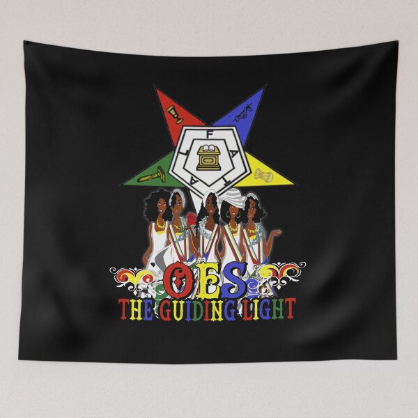 Item preview,  OES Order Of The Eastern Star Logo Sistars The Guiding Light Freemason designed and sold by TopTeeShop.