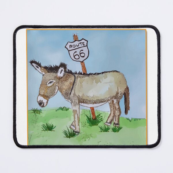 Item preview, Cute Donkey on Route 66 in Oatman Arizona. - WelshDesigns designed and sold by welshdesigns.