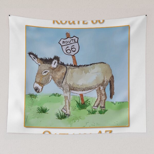 Item preview, Cute Donkey on Route 66 in Oatman Arizona.  - WelshDesigns designed and sold by welshdesigns.