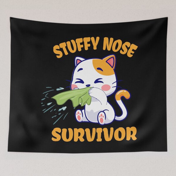 Item preview, Stuffy Nose Survivor Cat designed and sold by Messika.