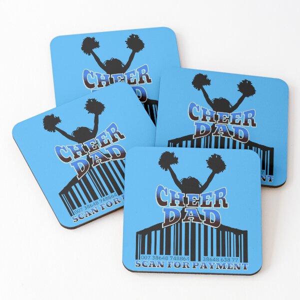 Item preview, Cheer Dad Scan For Payment | Cheer Daddy | Cheer Barcode designed and sold by Wavecrest Wearables.