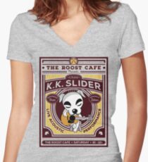 K.K. Slider Gig Poster Women's Fitted V-Neck T-Shirt