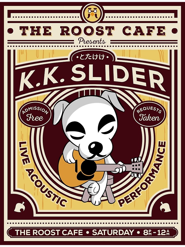 K.K. Slider Gig Poster by owlhaus