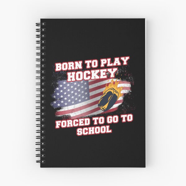 Item preview, Born To Play Hockey Forced To Go To School  designed and sold by Eddie SH.