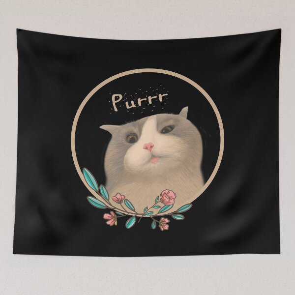 Item preview, Purrr - Cute Cat Design designed and sold by ColorfulMystic.