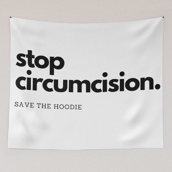 Item preview, Stop circumcision save the hoodie designed and sold by mollzfahdays.