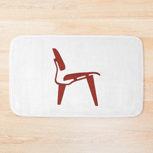 Item preview, Eames Plywood Chair Drawing in red designed and sold by Rosadraws.
