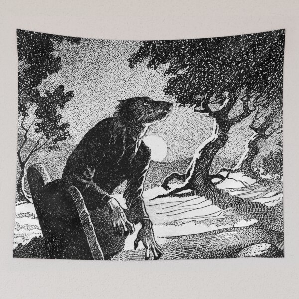 Item preview, The Werewolf Howls designed and sold by Twisted Wick.