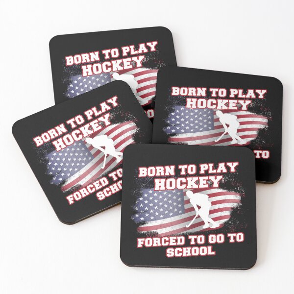 Item preview, Born To Play Hockey Forced To Go To School  designed and sold by Eddie SH.